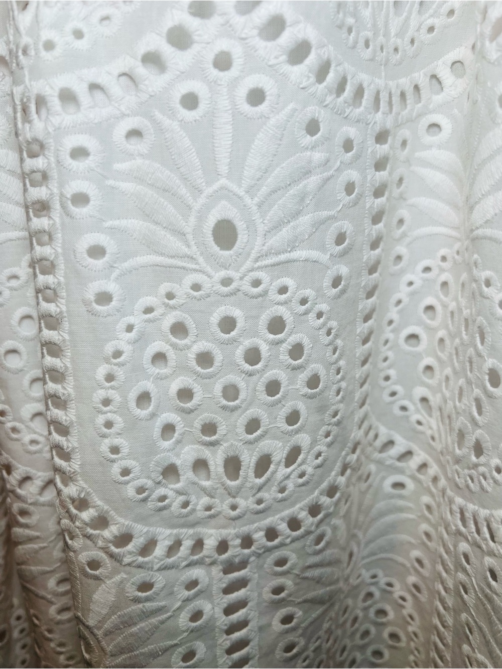 Lilly Pulitzer Eira White Eyelet Pineapple Button Front Midi Dress Size 6 NWT - Picture 9 of 14